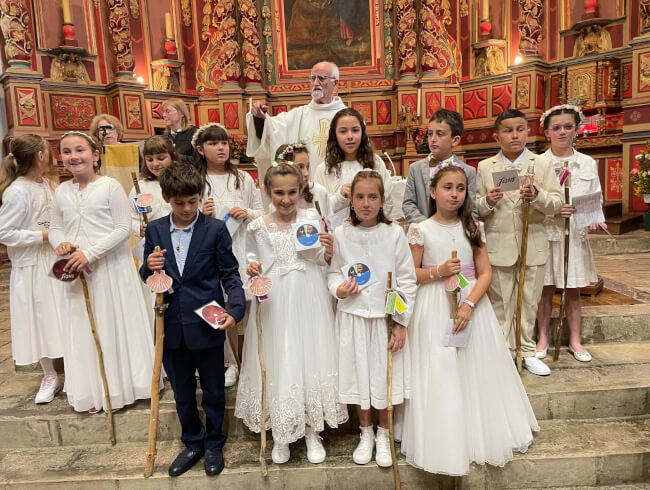 Premiere communion à Ayherre 