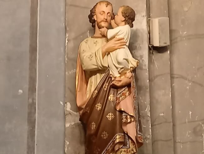 Premières photos de Saint Joseph : Saint Joseph de la Cathédrale de Cervione 